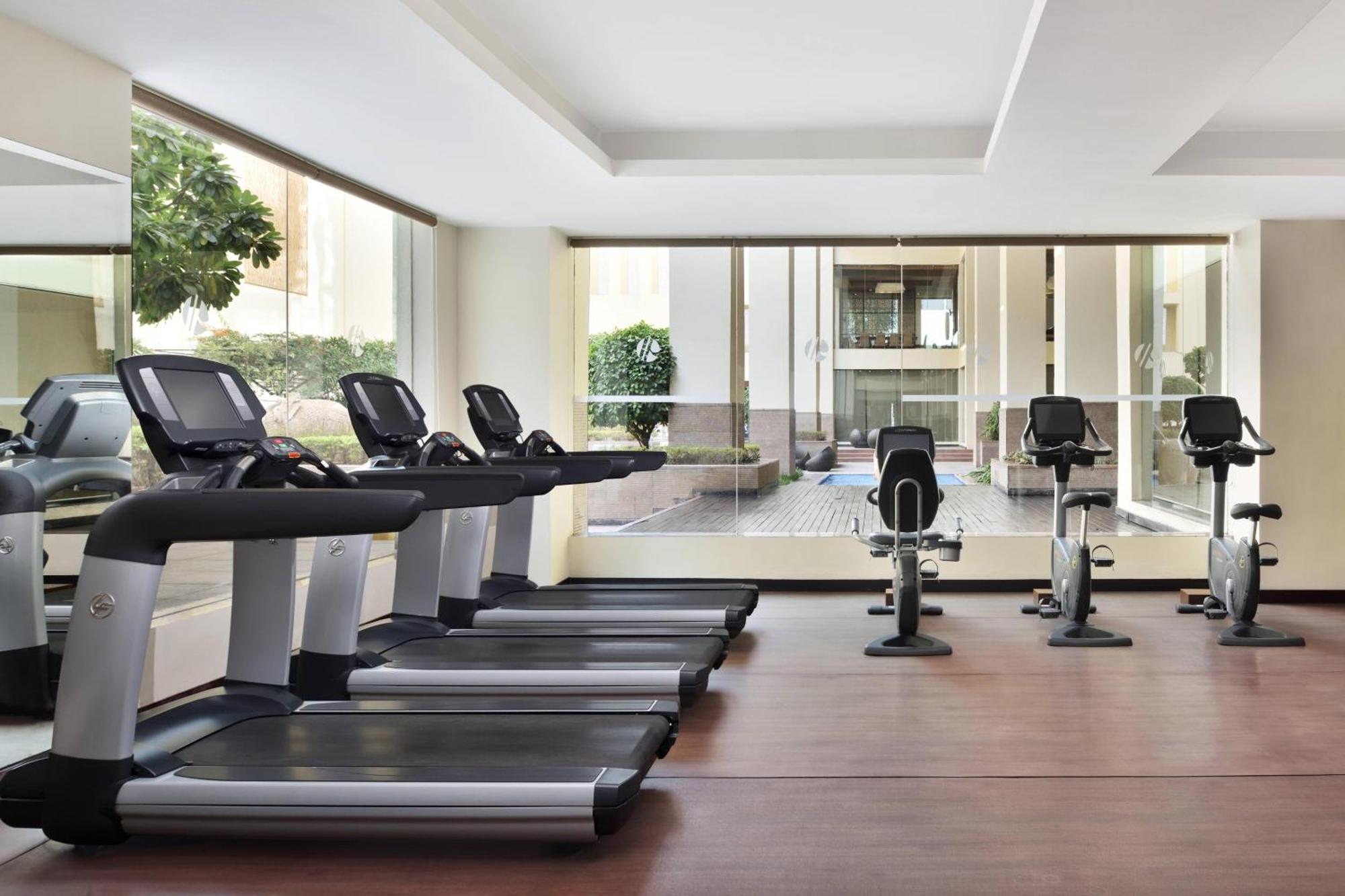 โรงแรมไจพุร์ แมริออท ชัยปุระ ภายนอก รูปภาพ The gym at the hotel